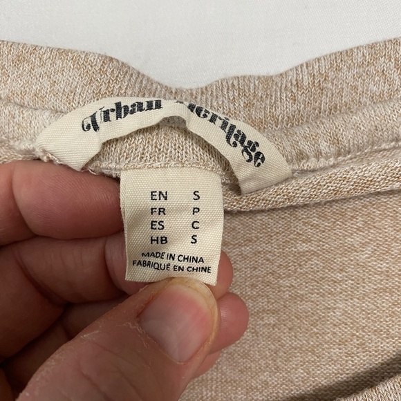 Urban‎ Heritage Women's Long Sleeve Pocket Alien Fine Knit T-shirt Size Small - Picture 6 of 11